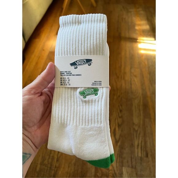 1 LEFT! Vans Vault OGSweet Leaf Crew Socks - Picture 1 of 6